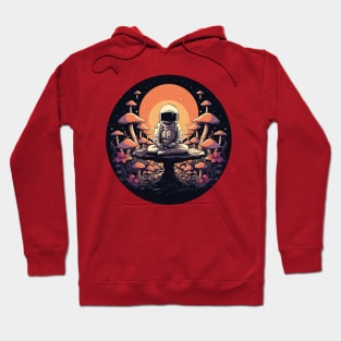 Astronaut on a Mushroom Hoodie